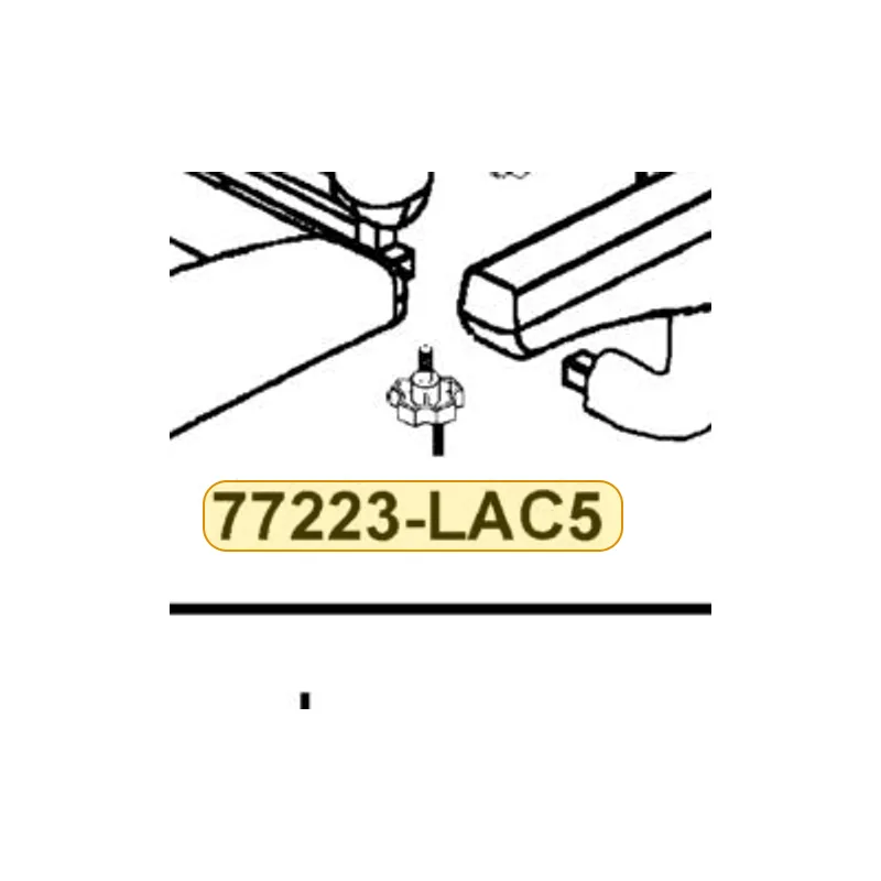 77223-LAC5-305 BOLT LOCK ARM REST (8*13MM) — diagram cutout
