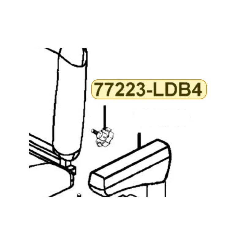 77223-LDB4-305 BOLT LOCK ARM REST (8*35MM) — diagram cutout