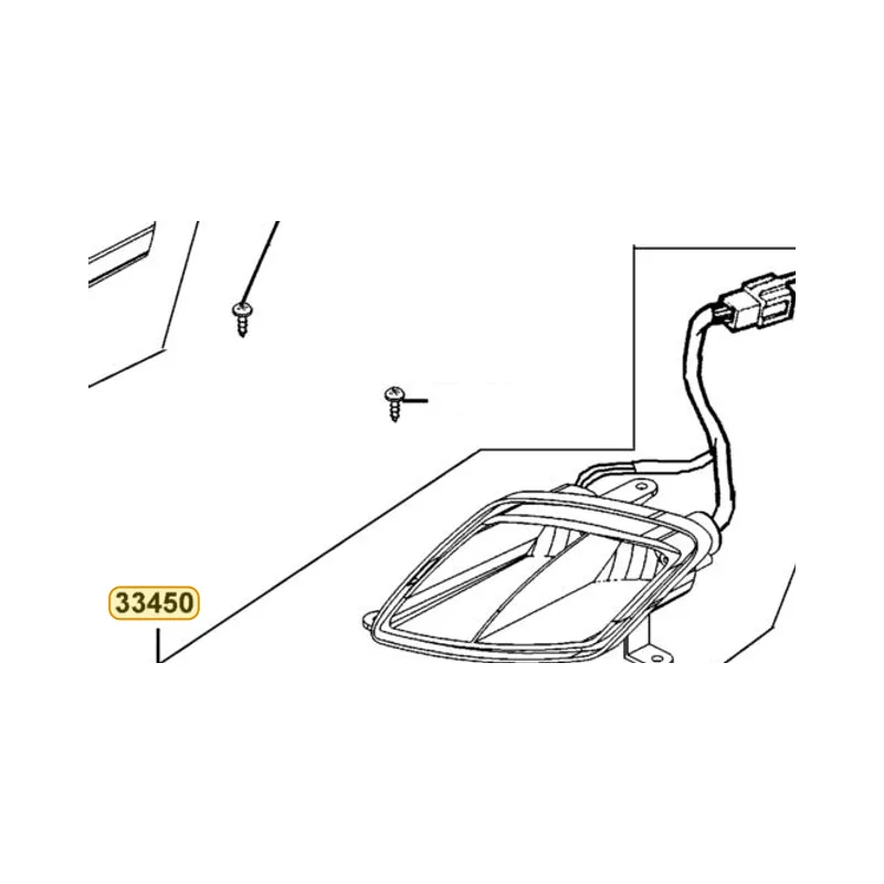 33450-AAH6-E20 WINKER ASSY., LH, FR. — diagram cutout