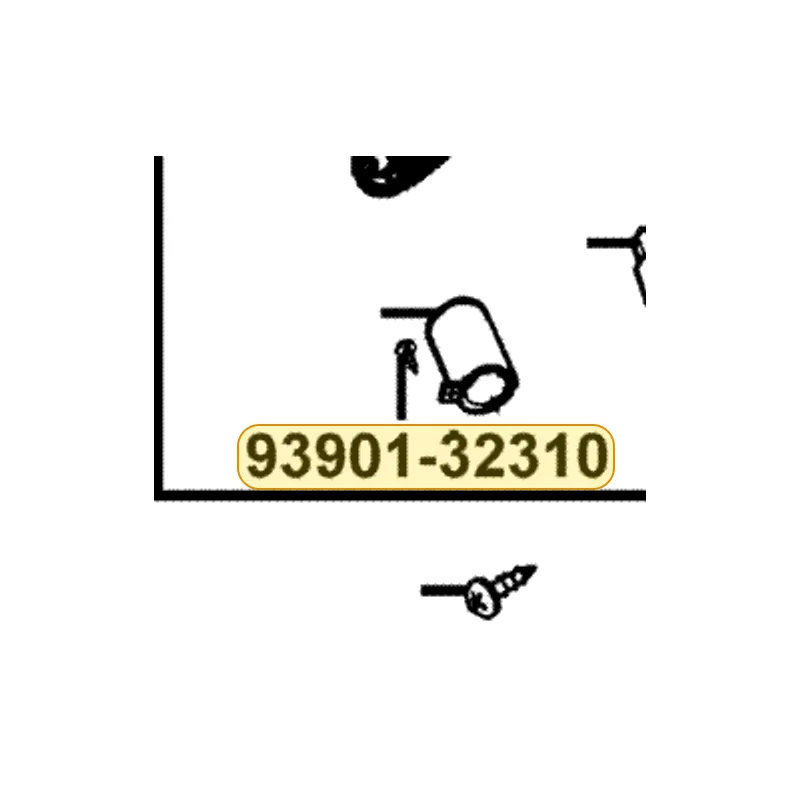 93901-32310 SCREW TAPPING 3*8 — diagram cutout
