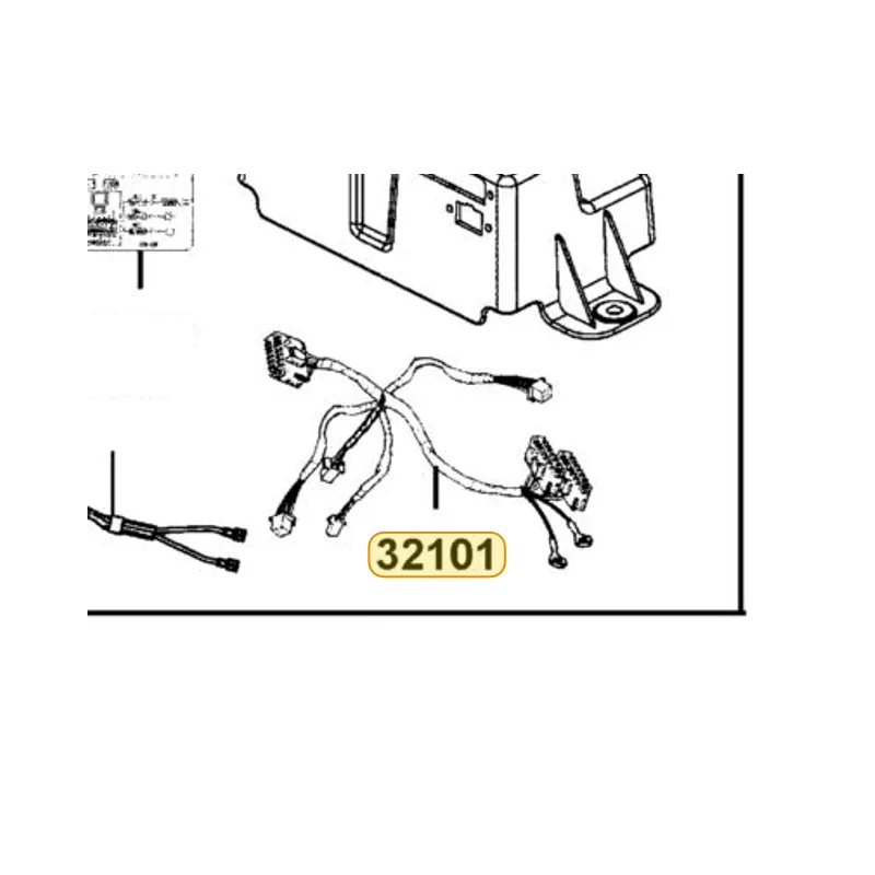 32101-LDB4-E25 SUB HARNESS A — diagram cutout