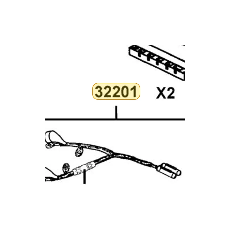 32201-LDB4-E21 CONNECT CORD BATTERY — diagram cutout