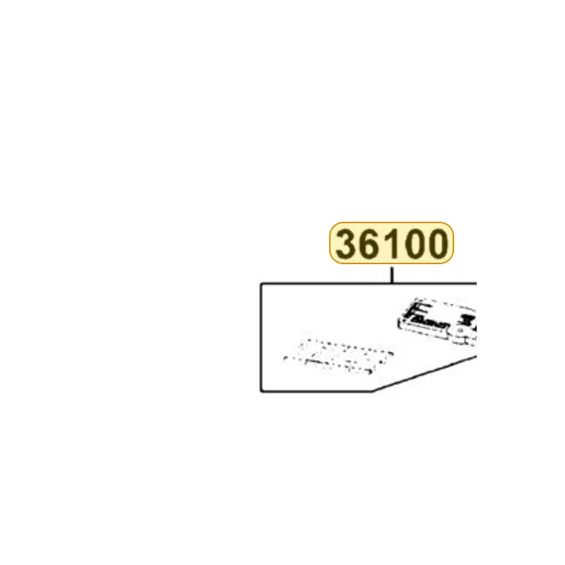 36100-AAH6-E20 CONTROL METER — diagram cutout