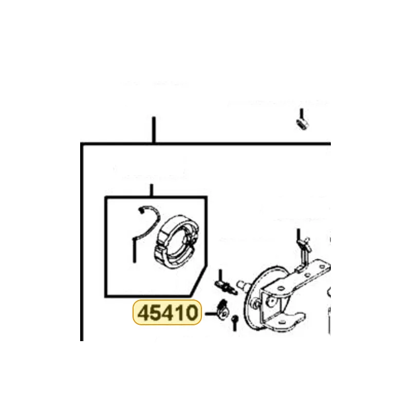 45410-LAC5-900 ARM FR BRAKE R/H — diagram cutout