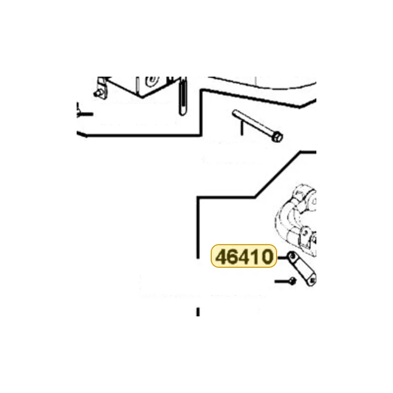 46410-LAC5-900 ARM FR BRAKE L/H — diagram cutout