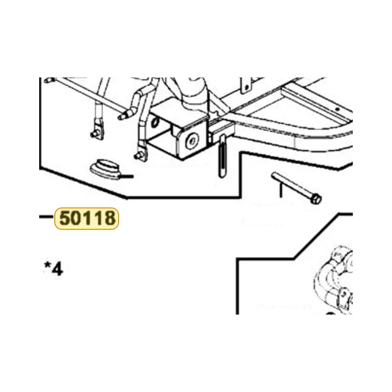 50118-LDB4-900 BAR FR BUMPER — diagram cutout