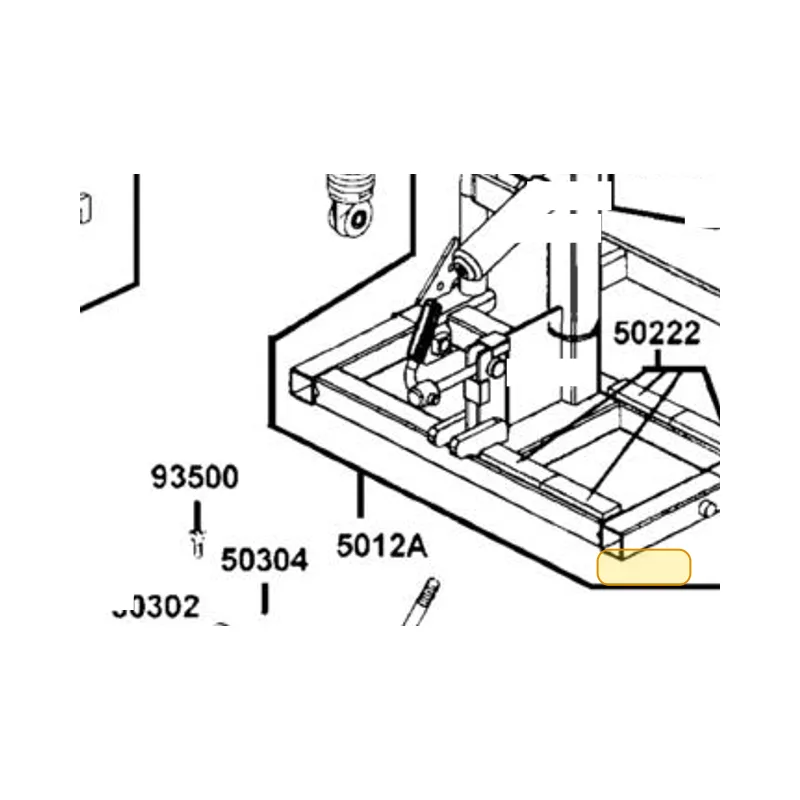50120-LDB4-900 BODY COMP REAR FRAME — diagram cutout