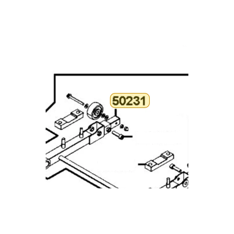 50231-LDB4-900 BRKT RH ANTI-TIP WHEEL — diagram cutout