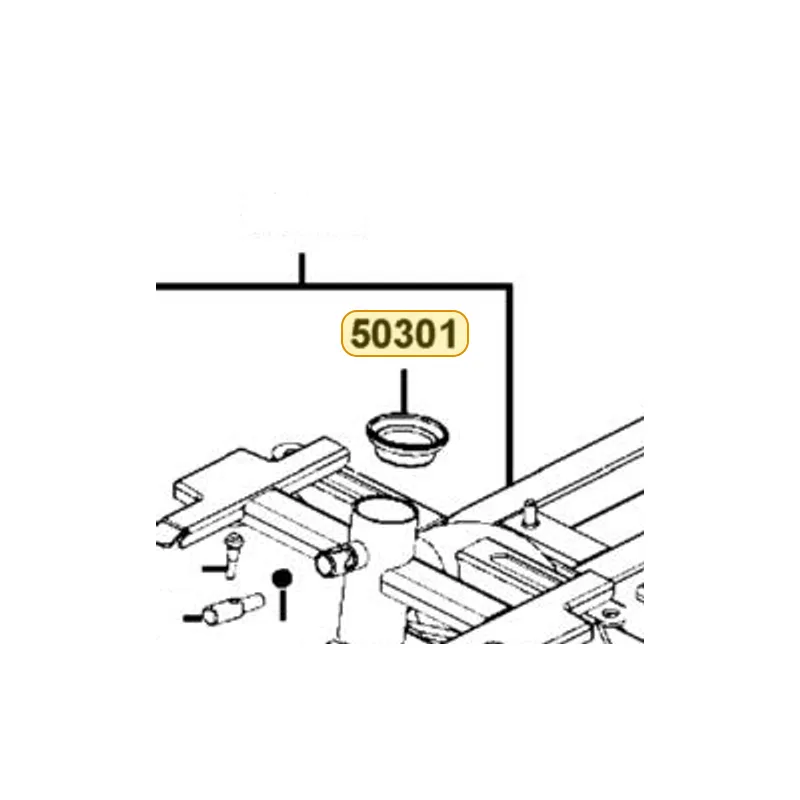 50301-LHD7-900 HEAD CUP TOP 1" — diagram cutout