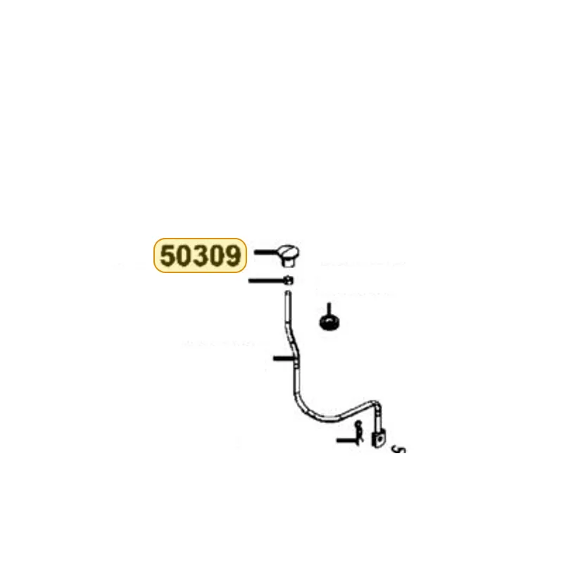 50309-LAC5-900 GRASP BRAKE LEAVE — diagram cutout