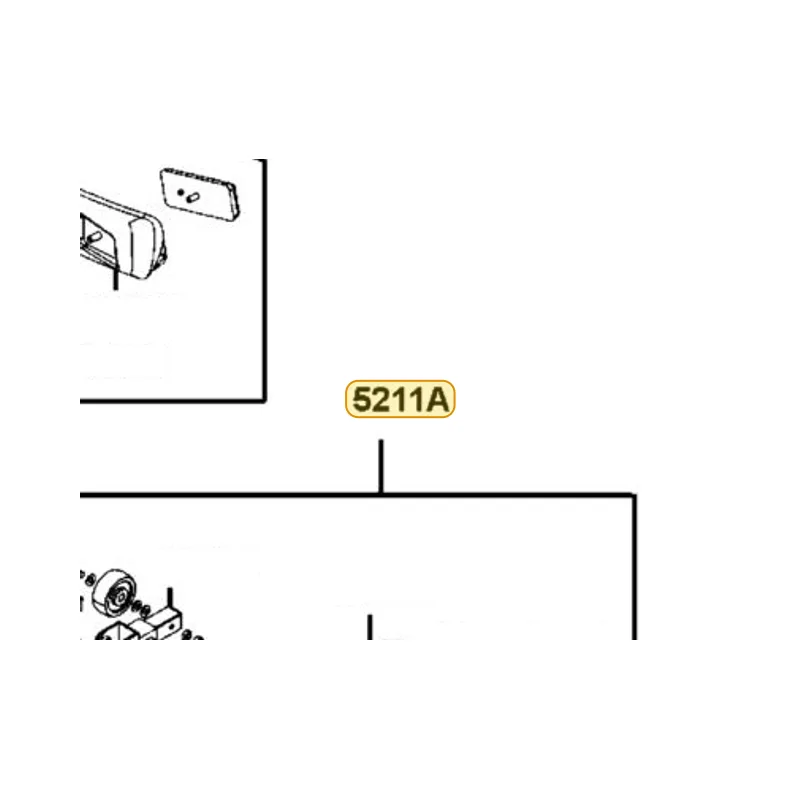 5211A-ACF5-E20 REAR FORK ASSY — diagram cutout
