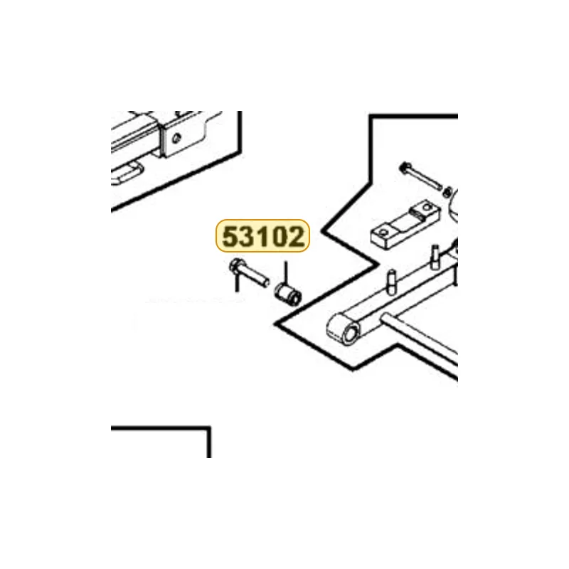 53102-LDB4-900 COLLAR REAR FORK — diagram cutout