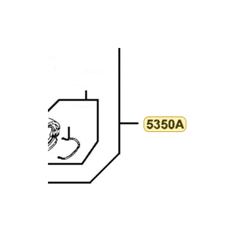 5350A-LDB4-900 ARM SET LH SWING — diagram cutout