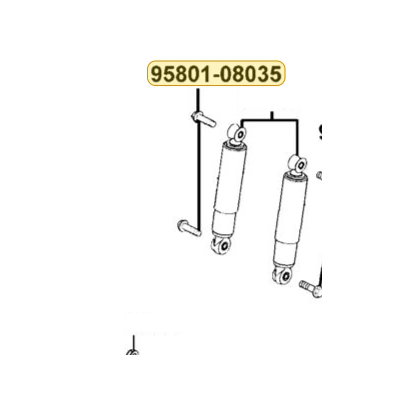 95801-08035-08G BOLT FLANGE 8*35 (C) — diagram cutout