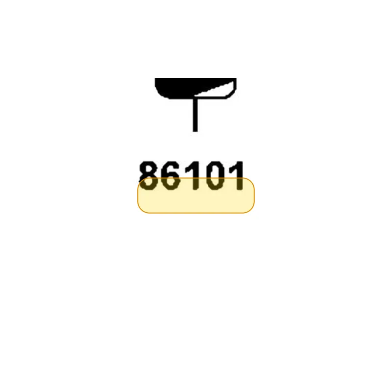 86101-AAH7-M30-T01 STRIPE FR COVER — diagram cutout