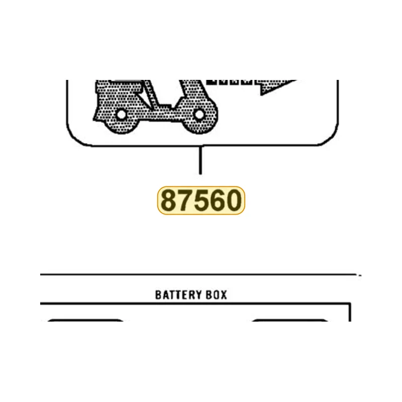 87560-LAE9-E00-T01 MARK R DRIVE CAUTION — diagram cutout