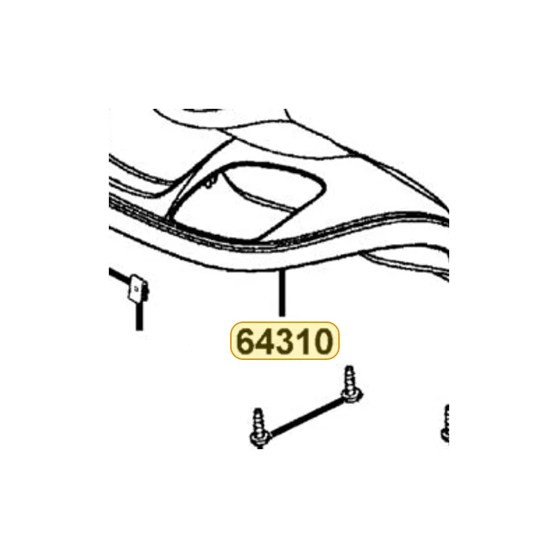 64310-LAC5-900-R1P FLOOR PANEL — diagram cutout