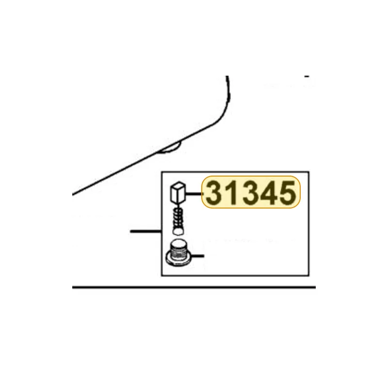 31345-AAH6-305 BRUSH — diagram cutout