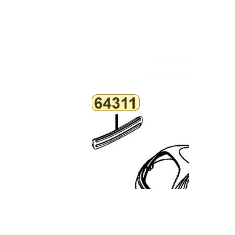 64311-LAC5-900-N1R MOLD A (Black) — diagram cutout