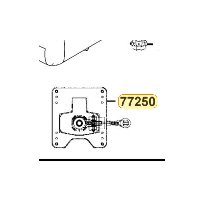 77250-LAC5-700 BASE ASSY SEAT — diagram cutout