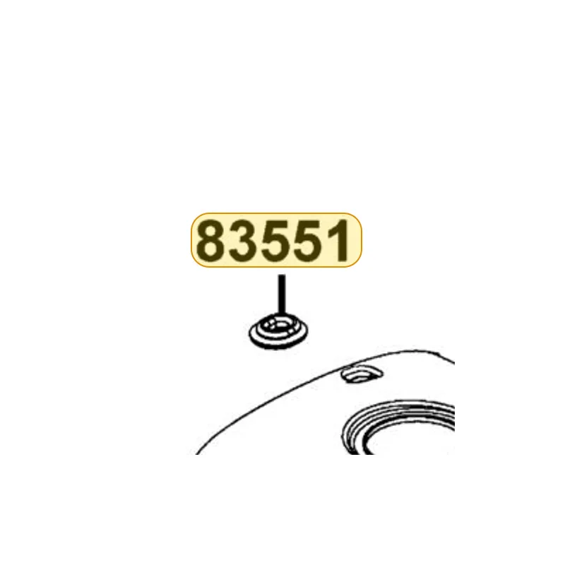 83551-LBE1-900 GROMMET COVER — diagram cutout