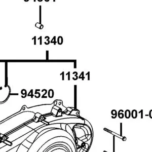 11341-LEA7-E01 COVER L CRANK CASE — diagram cutout