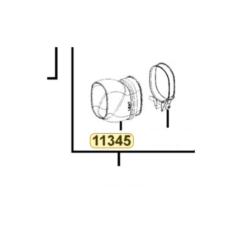 11345-LEA7-E00 DUCT L COVER — diagram cutout