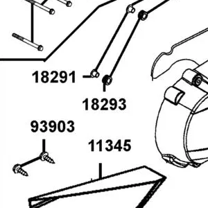 18293-KKC4-900 RUBBER — diagram cutout