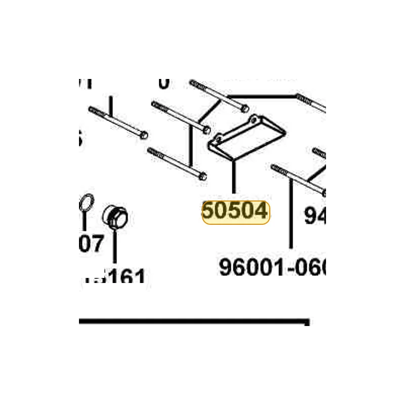 50504-LEA7-E00 STAY MAIN STAND COMP — diagram cutout