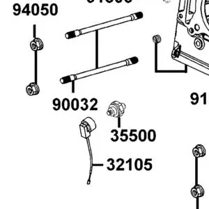90032-LEA7-E00 BOLT B STUD 10*180 — diagram cutout