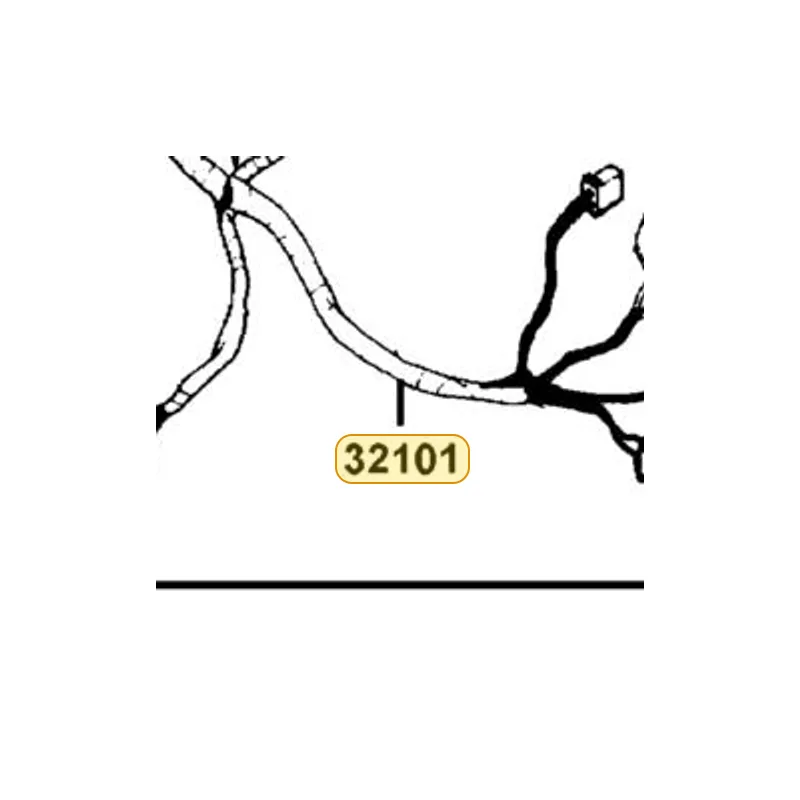 32101-LDB4-B80 SUB HARNESS A — diagram cutout
