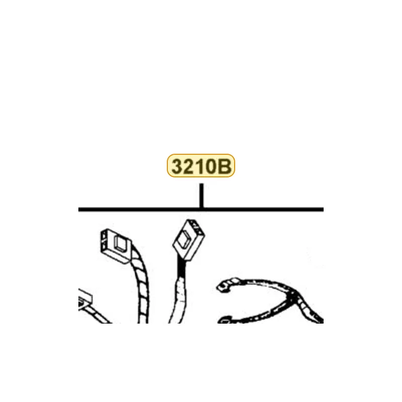 3210B-LDB4-B81 ASSY SUB HARNESS & POWER CORD — diagram cutout
