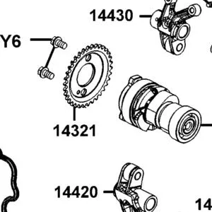 14321-LEA7-E00 SPROCKET CAMSHAFT — diagram cutout