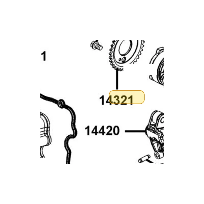 14420-LGF9-E00 ARM COMP. EXH VALVE ROCKER — diagram cutout