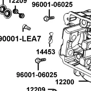 14453-LEA7-E00 SET PLATE ROCKER ARM SHAFT — diagram cutout
