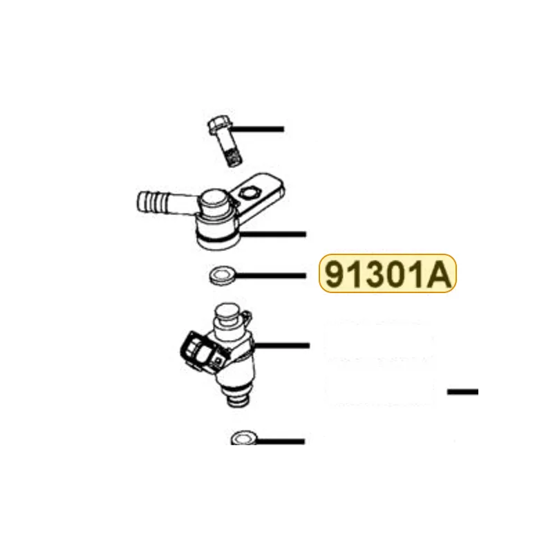 91301-LDF2-800 O-RING 7.47*3.6 (BLACK) — diagram cutout