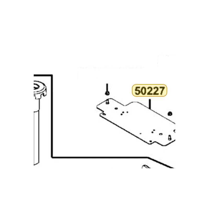 50227-AAH6-E20 STAY ECU — diagram cutout