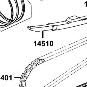 14510-LEA7-E00 TENSIONER CAM CHAIN — diagram cutout