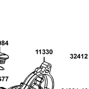 11330-LEA7-E00-MLA COVER COMP RIGHT CRANK CASE — diagram cutout
