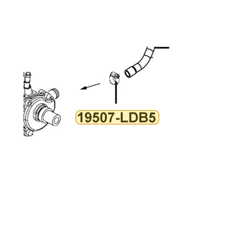 19507-LDB5-E00 CLAMP D 28 — diagram cutout