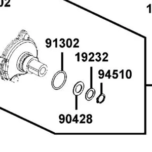 90428-9H58-001 WASHER THRUST 14MM B — diagram cutout