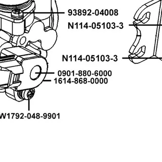 1614-868-0000-S THROTTLE POSITION SENSER — diagram cutout
