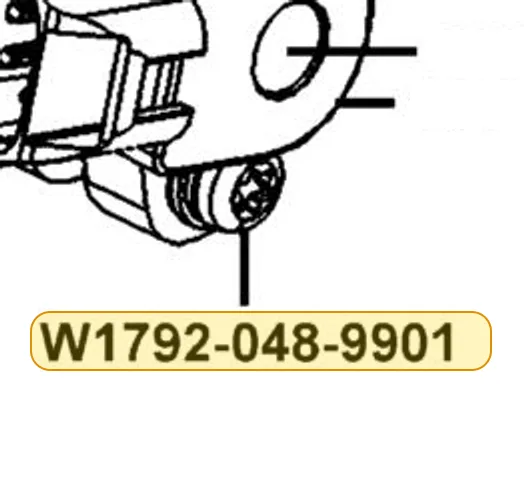 W1792-048-9901 Screw Torx M5*0.8/Tps — diagram cutout