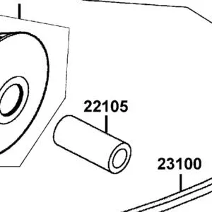 22105-LGF9-E00 BOSS DRIVE FACE — diagram cutout