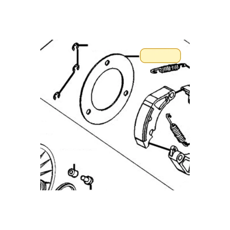 22361-LHG7-900 PLATE CLUTCH SIDE — diagram cutout