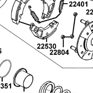22530-LGE5-E00 WEIGHT CLUTCH — diagram cutout