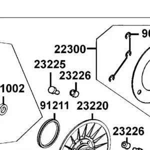 23226-LEA7-E00 ROLLER GUIDE — diagram cutout