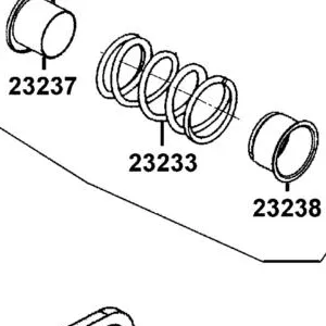 23233-LEA7-E00 SPG DRIVEN FACE — diagram cutout