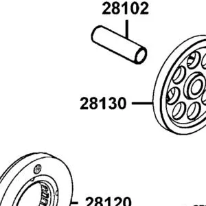 28130-LEA7-E00 GEAR STARTER REDUCTION — diagram cutout