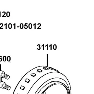31110-LEA7-E0B FLYWHEEL COMP (D402) — diagram cutout